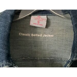 Laurie Felt | Jackets & Coats | Laurie Felt Classic Denim Jacket Dark ...